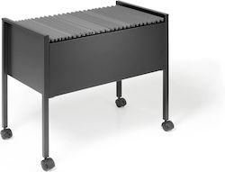 Durable Κουτί Αρχειοθέτησης Κρεμαστών Φακέλων 65.5x36.8x59.2εκ. Μαύρο