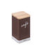Marva Coffee Jar with Lid Metallic Brown 10.7x10.7x19.3cm 1 Piece