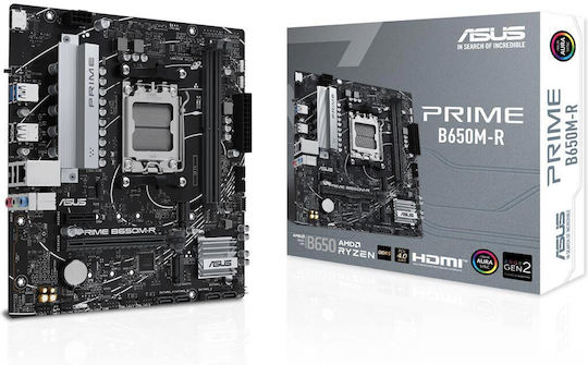 Asus PRIME B650M-R Motherboard Micro ATX με AMD AM5 Socket 90MB1H30-M0EAY0