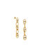 Senza Earrings made of Steel Gold Plated