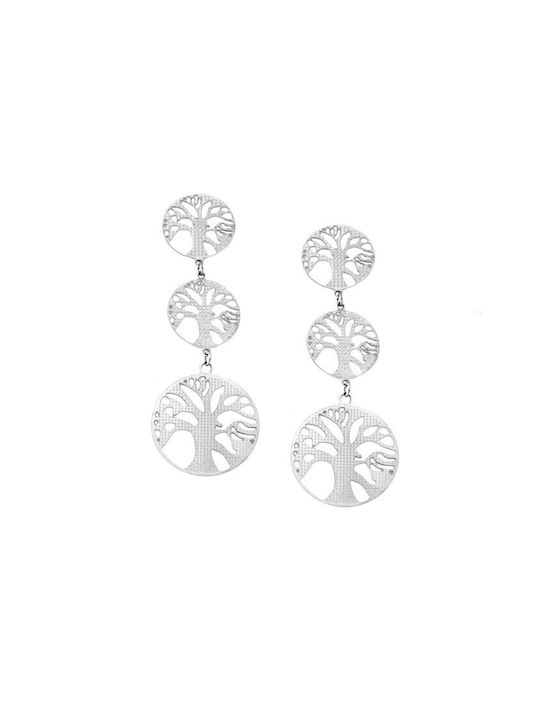 Senza Earrings made of Steel