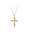 Senza Cross from Gold Plated Silver