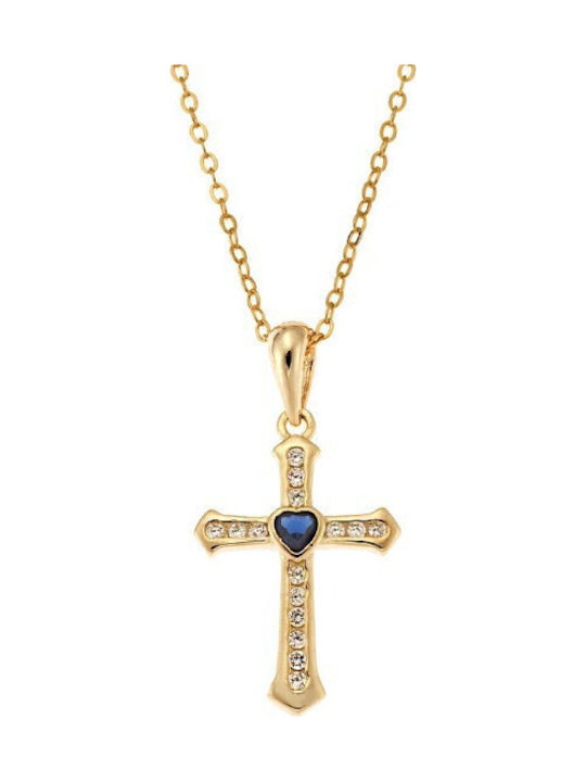 Senza Kreuz aus Vergoldetem Silber