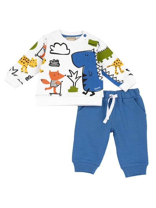 Chicco Kids Set with Pants Summer 2pcs colorful