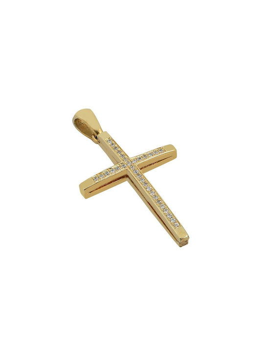 Femeiesc Aur Cruce 14K