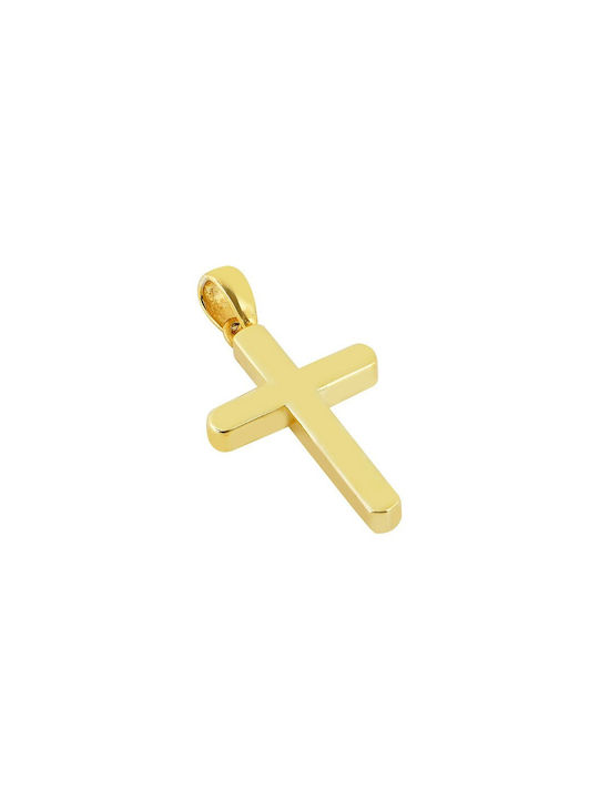 Herren Gold Kreuz 14K