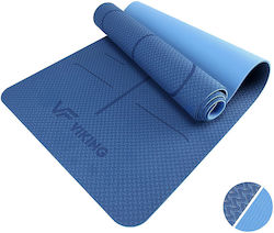 Viking Trainingsmatte Yoga Blaue Länge 183cm