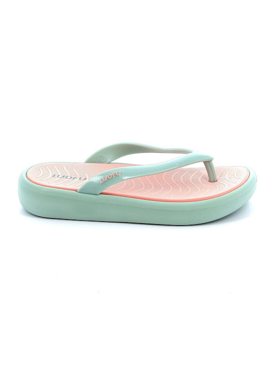 Parex Frauen Flip Flops in Grün Farbe