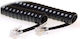 Microconnect Σπιράλ Τηλεφωνικό Καλώδιο RJ10 4P4C 1.5m Μαύρο (MPK10150)