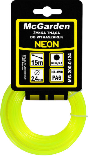 McGarden Linie pentru tăierea ierbii Rotundă De lungime 15m și de grosime 2.7mm