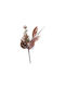 Artificial Decorative Branch Φύλλα Gold 34cm 1pcs