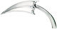Arlen Ness Motorcycle Mirror 1pcs Silver