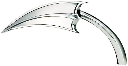 Arlen Ness Motorcycle Mirror 1pcs Silver