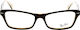 Ray Ban Дамски Ацетатен Рамки За Очилa Пеперуда Кафяв RB5256 5057