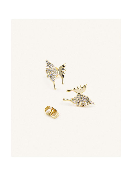 Earrings Brenda Butterfly Gold