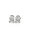 Earrings White Silver earrings 925