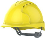 JSP Evo2 Construction Site Helmet Yellow AJE030-000-200