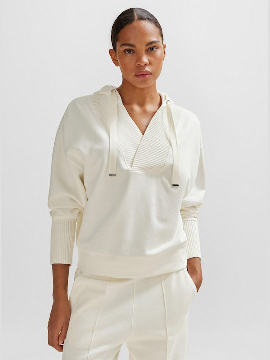 Hugo Boss Women's Hooded Sweatshirt White