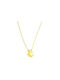 Gold plated silver necklace 925 Gold plated sterling silver Heart mother of pearl