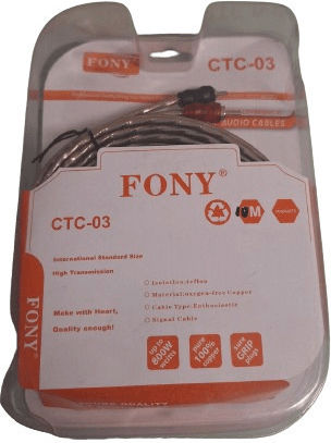 PerVoi Cable 2x RCA male - 2x RCA male 10m CTC-03