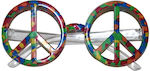 Hippie Peace Sign Carnival Glasses