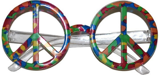 Hippie Peace Sign Carnival Glasses