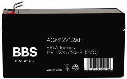 AGM Батерия UPS с Капацитет 1.2Ах и Напрежение 12V AGM12V1.2AH 1бр