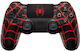 Doubleshock Wireless Gamepad for PS4 Black Red Spider