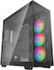 Deepcool CH780 Gaming Full Tower Computer Case with Window Panel and RGB Lighting Black