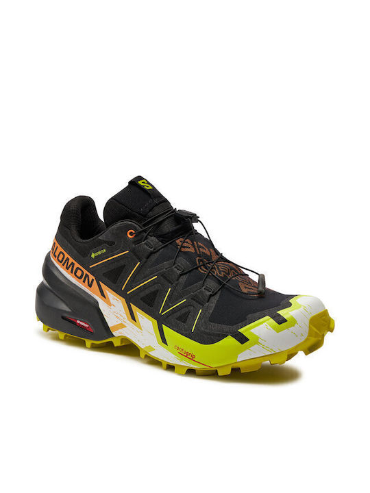 Speedcross 6 Gore-tex Sport Shoes Trail Running Waterproof with Gore-Tex Membrane Black / Sulphur Spring / Bird Of Paradise