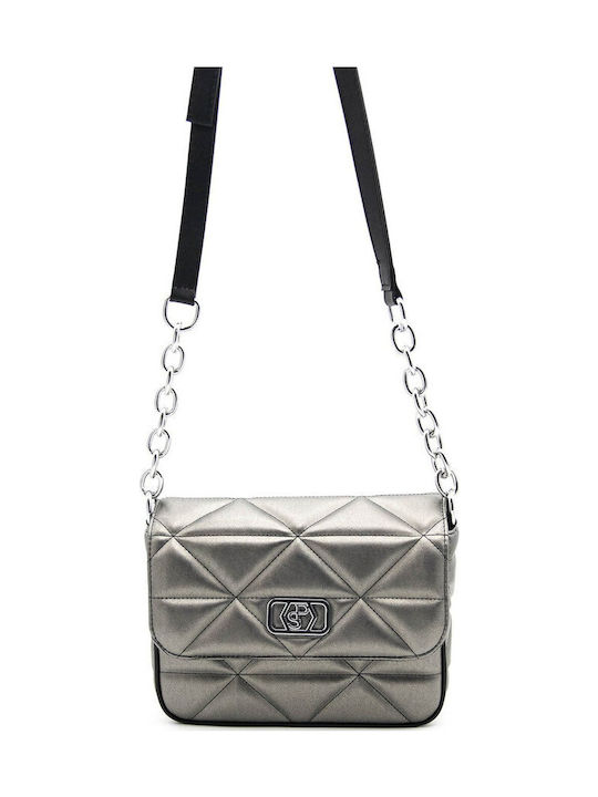 Silver & Polo Damentasche Umhängetasche Silber