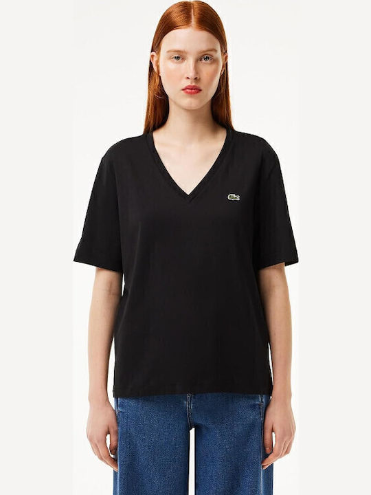 Lacoste Γυναικεία Μπλούζα Βαμβακερή Κοντομάνικη...