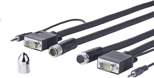 Vivolink Cablu Pro VGA + Audio Cross Wall 15m (PROVGASCW15) 1buc