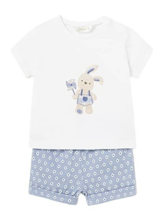 Mayoral Kids' Set with Pants Summer 2pcs White