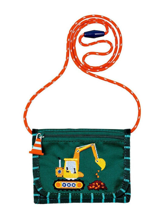 Kidslife Παιδικό Πορτοφόλι με Φερμουάρ Πράσινο