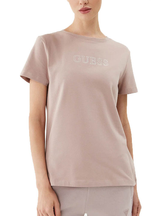 Guess Γυναικείο T-shirt Μωβ