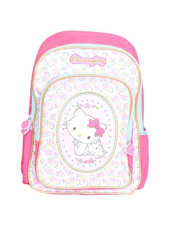 Sunce 16'' Medium School Bag Backpack Elementary, Elementary in White color 16lt