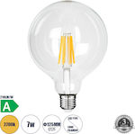 GloboStar Λάμπα LED για Ντουί E27 και Σχήμα G125 Θερμό Λευκό 1470lm Dimmable