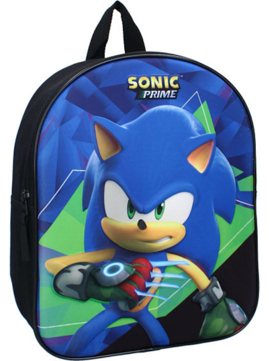 Sonic Schulranzen Rucksack Kindergarten Blau 9Liter