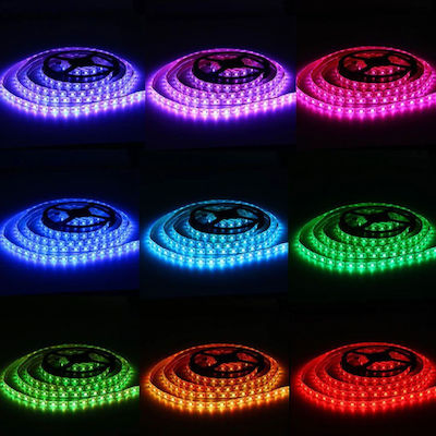 4x Waterproof LED Strip RGB Length 5m with Remote Control SMD5050