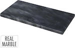 JK Home Decoration Rectangular Marble Chopping Board Black 30x10cm