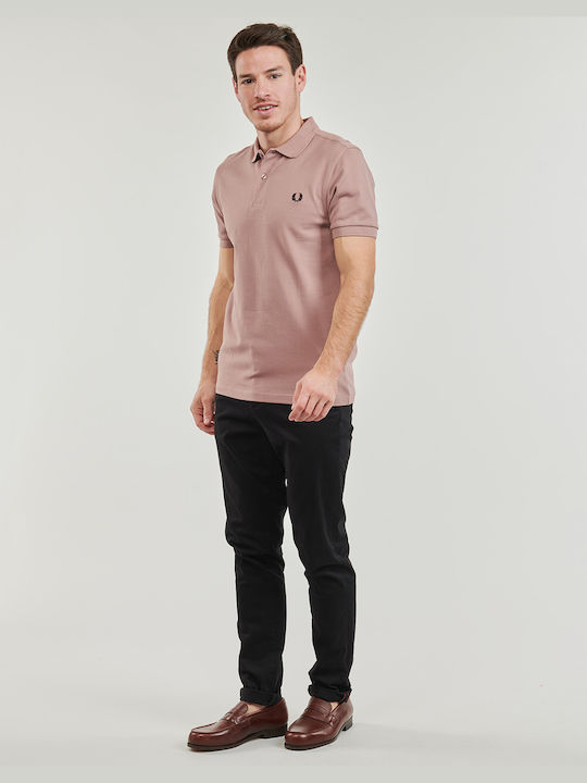 Fred Perry Shirt Ανδρική Μπλούζα Κοντομάνικη Polo Ροζ