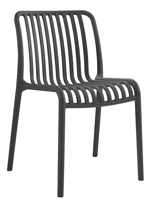 Outdoor Chair Polypropylene Moda Anthracite 47x...
