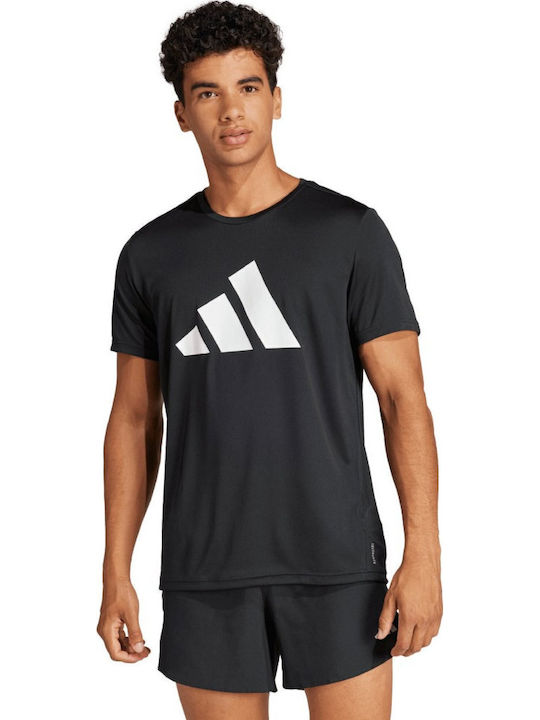 Run It Aeroready Tricou sport Negru