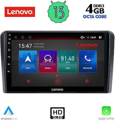 Lenovo Sistem Audio Auto 2004-2014 (Bluetooth/USB/AUX/WiFi/GPS/Apple-Carplay/Android-Auto) cu Ecran Tactil 10"