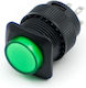 Push On-Off switch Pushbutton with Lighting Green 1pcs