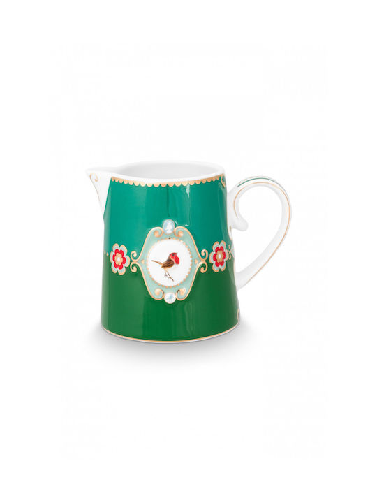 PiP Studio Love Birds Serving Milk Jug in Green Color