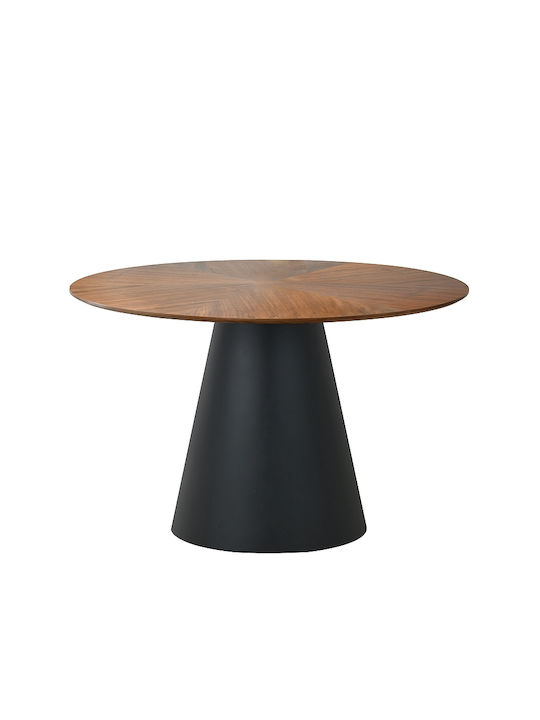 Angel Table Dining Room Wooden Walnut/black 120x75cm