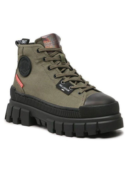 Palladium Revolt Hi Tx Γυναικεία Μποτάκια Πράσινα