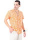 Short-sleeved Shirt Floral Multicolour